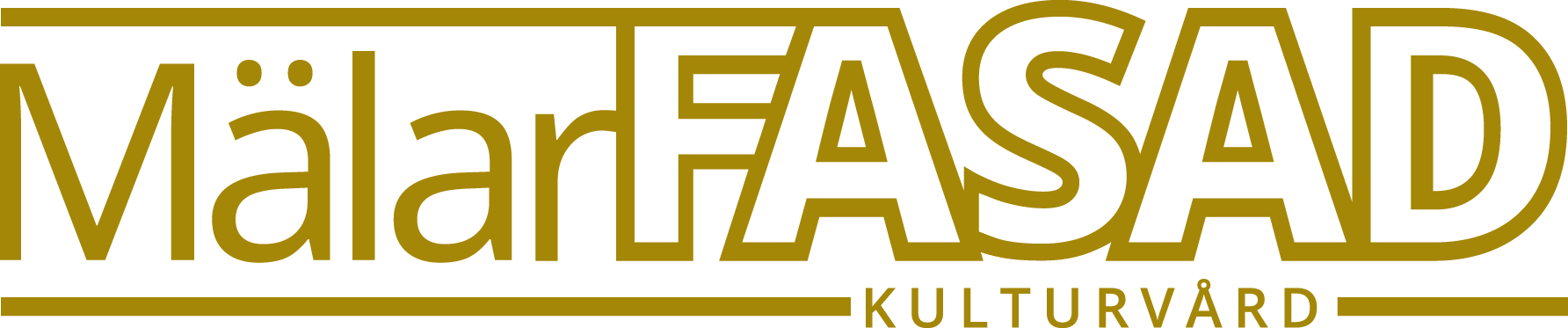 Mälarfasad Logo Gold
